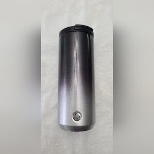 Starbucks Siren Metal Tumbler - Silver/Black Ombre, 12oz
